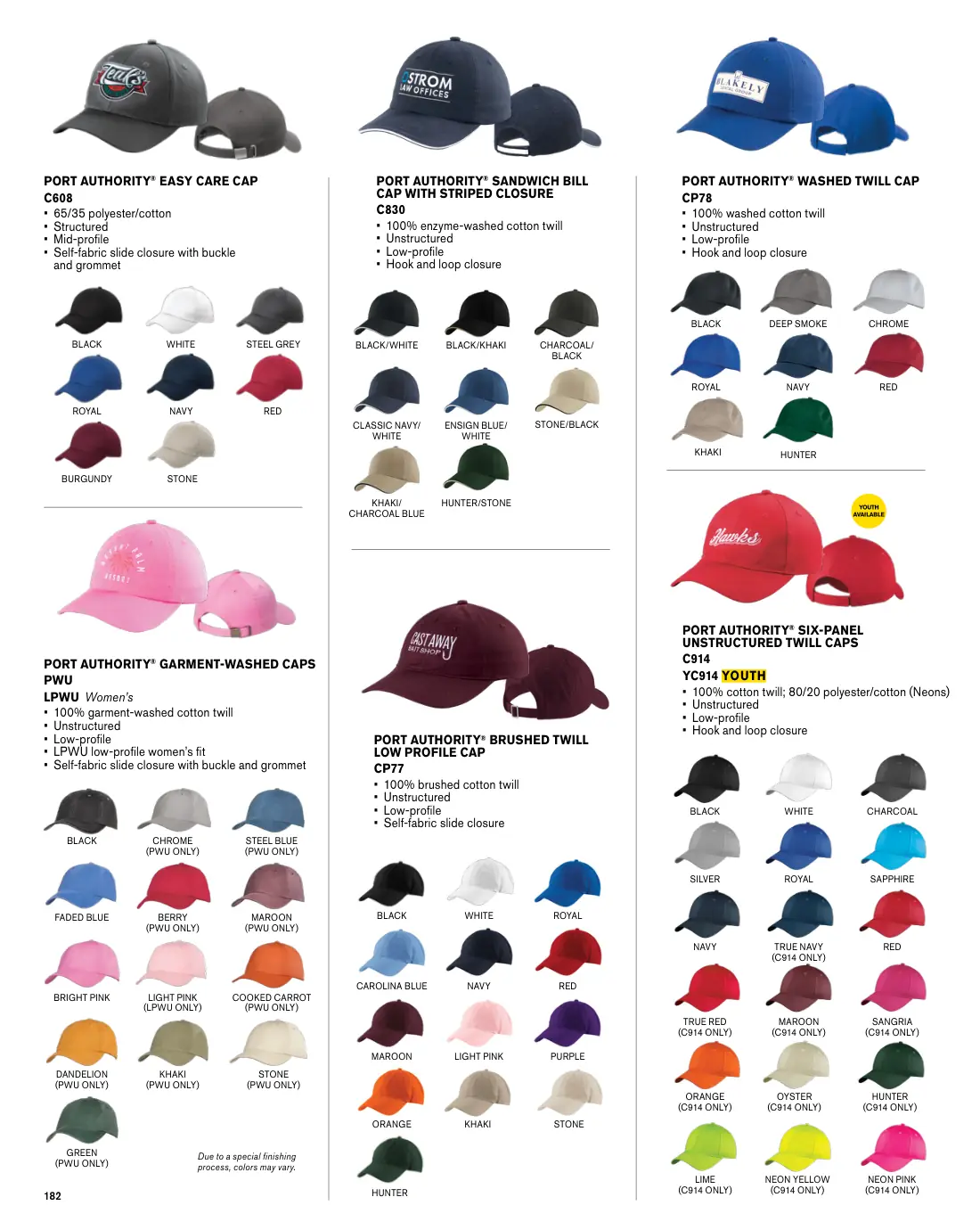 Essentials catalog, page 182 of 208.
