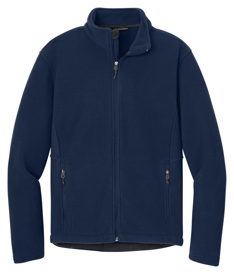 Fleece jacket, navy.