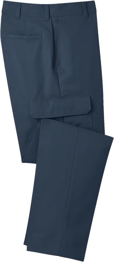 Cargo work pants, navy.