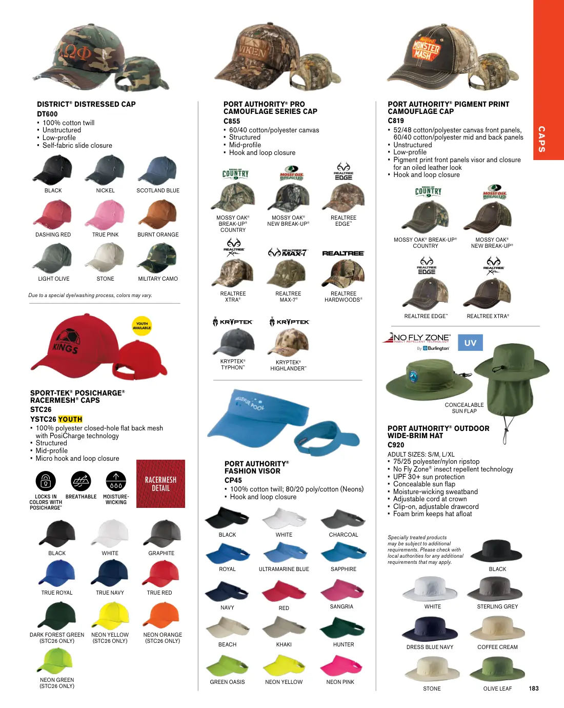 Essentials catalog, page 183 of 208.