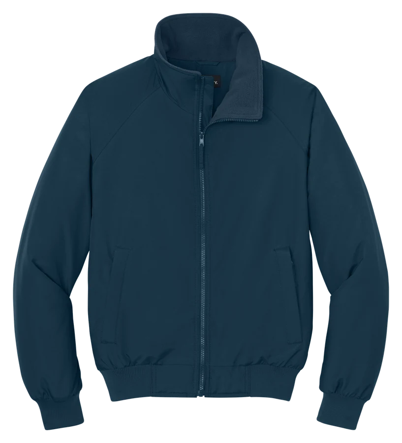 Navy work jacket.
