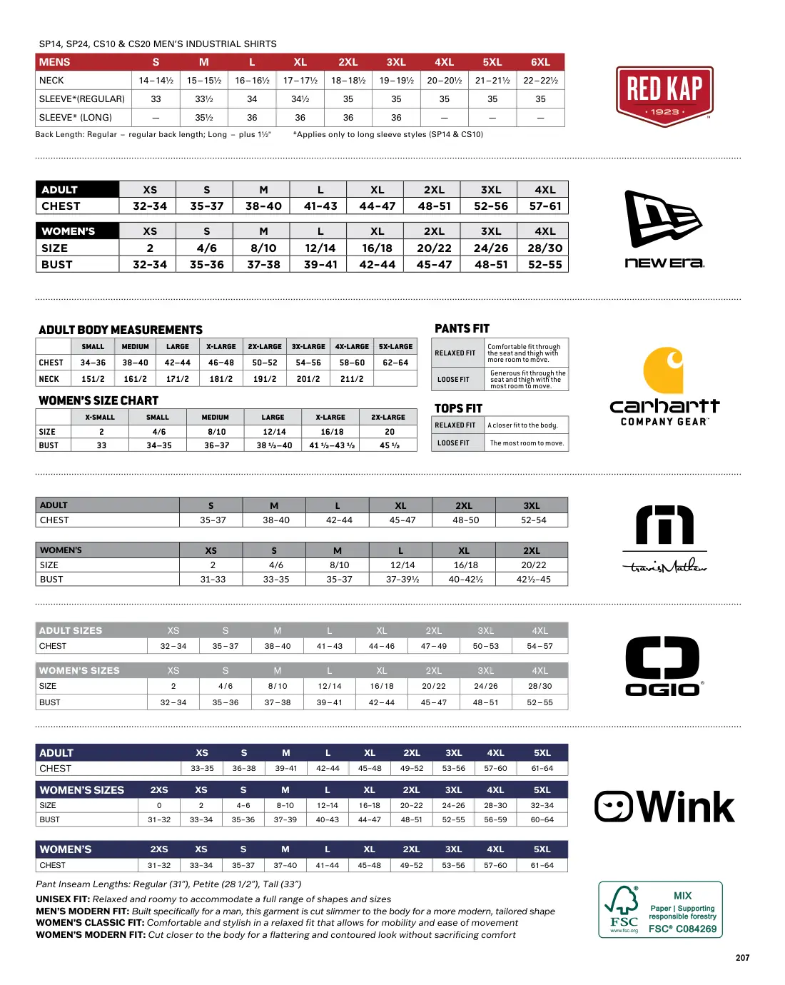 Essentials catalog, page 207 of 208.