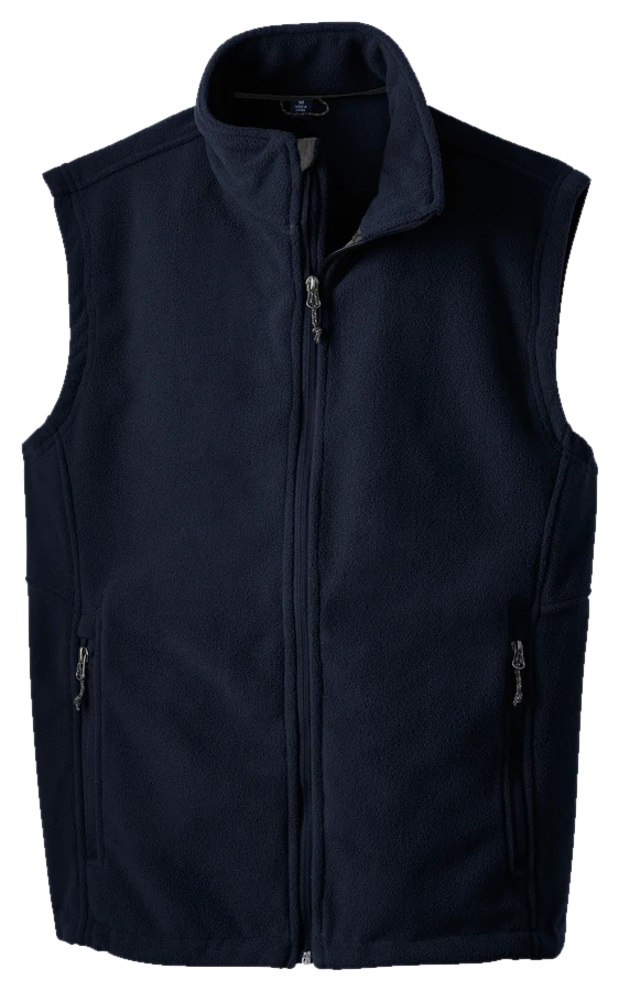 Fleece vest, navy.