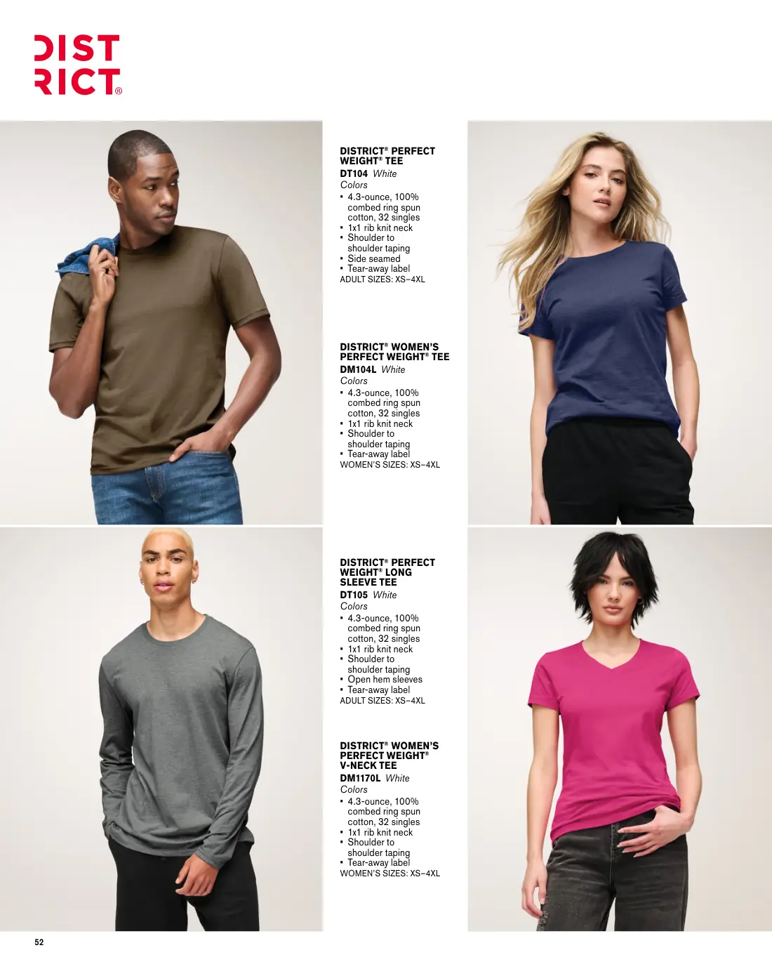 Essentials catalog, page 52 of 208.